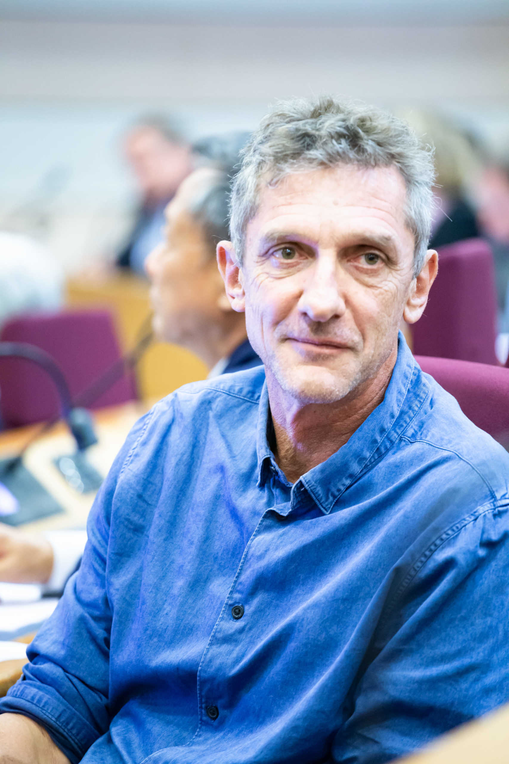 Le vice-président Eric Forti dans l'hémicycle du Ceser