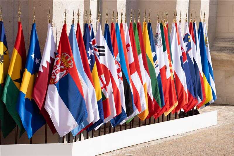 Drapeaux de différents pays